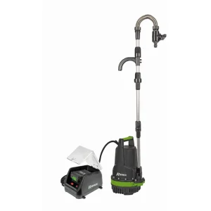 Pompe vide-fut ou vide-cave à batterie R BAT 20 avec chargeur