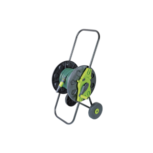 Dévidoir sur roues avec 20 m de tuyau d&rsquo;arrosage et équipements