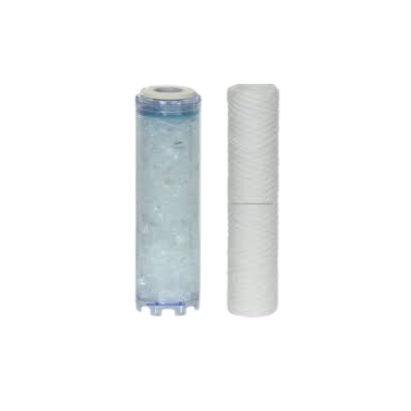 Kit de 2 filtres en 9¾ pouces 20 microns anti-boue tressé et filtre polyphosphates