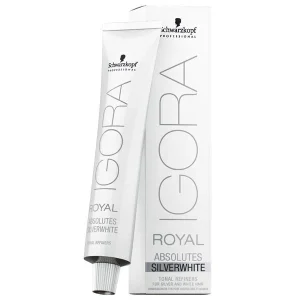 Schwarzkopf. Tube de Teinture Demi-Permanente Igora Royal Absolutes SilverWhite - 60 ml