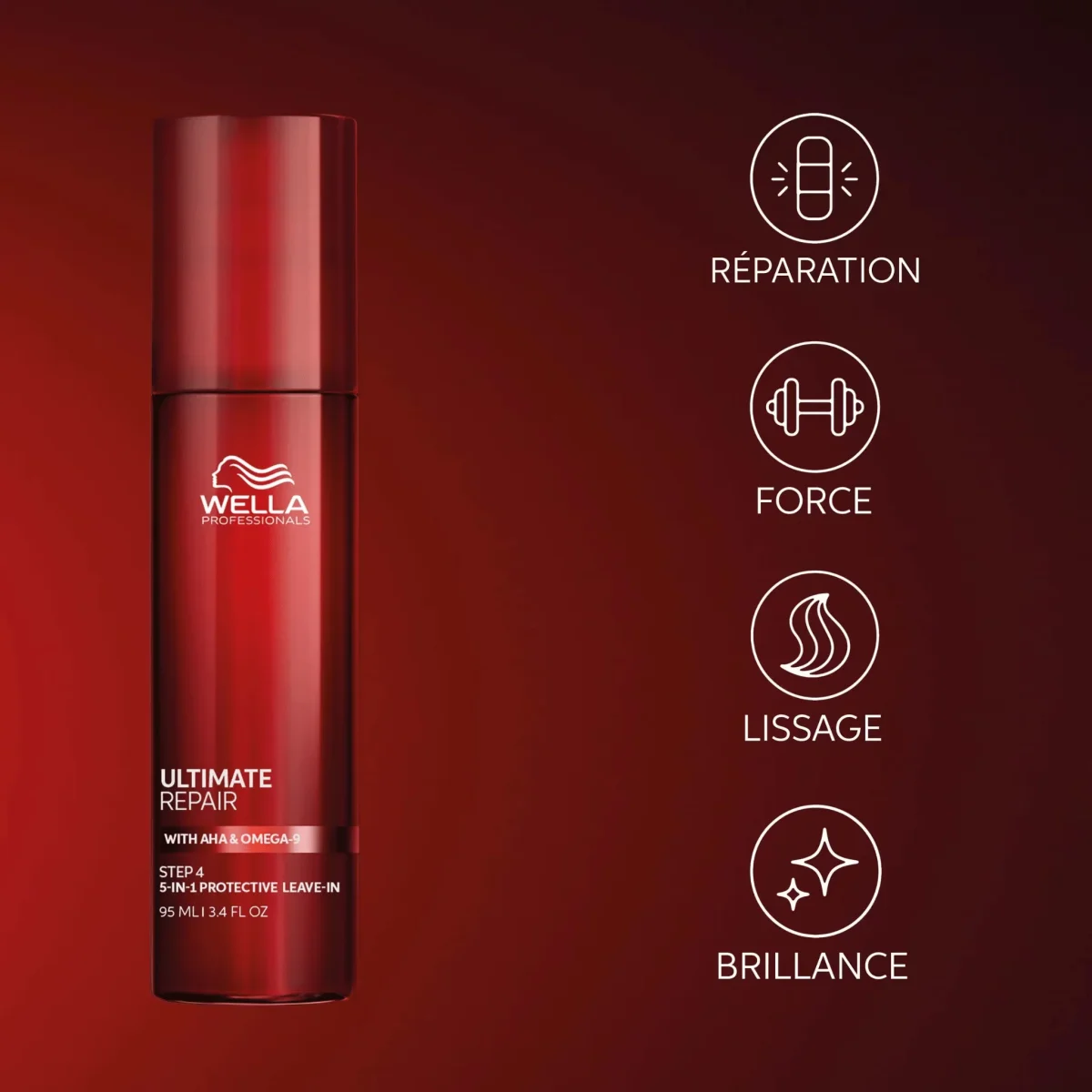 Wella. Protection Sans-Rinçage 5-En-1 Ultimate Repair - 95 ml – Image 6
